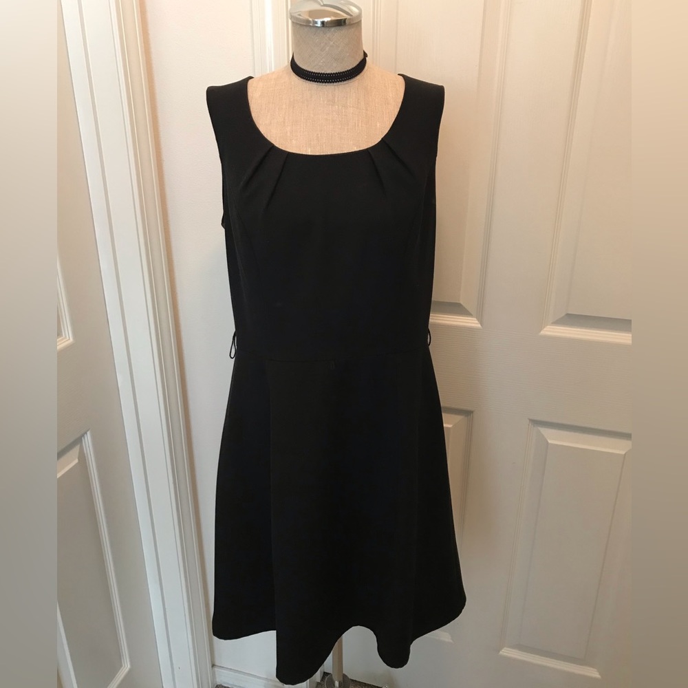 AGB black dress fit and flare